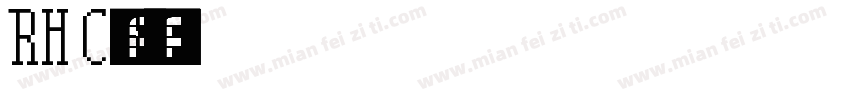 RH Carrier Stencil字体转换